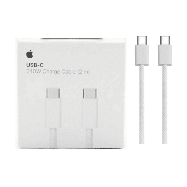 کابل کنفی USB-C به USB-C اپل طول 2 متر 240 وات
