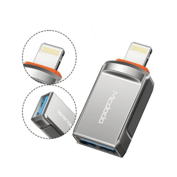 مبدل OTG لایتنینگ به USB مک دودو مدل OT-8600 - Image 2